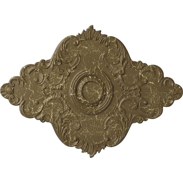 Ekena Millwork Piedmont Medallion (Canopies up to 6 1/2"), 67 1/8"W x 48 5/8"H x 1 7/8"P, Mississippi Mud Crackle CM67PEMMC - main